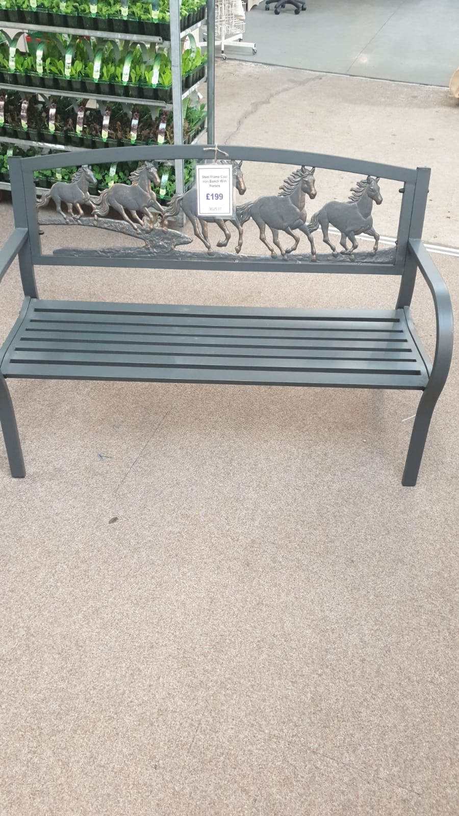 Steel Cast Iron Bench Horses